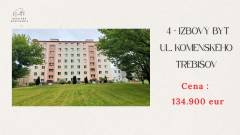  4 - izbový byt v centre Trebišova
