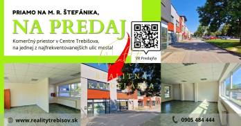 Dvojpodlažná komerčná budova v Centre Trebišova